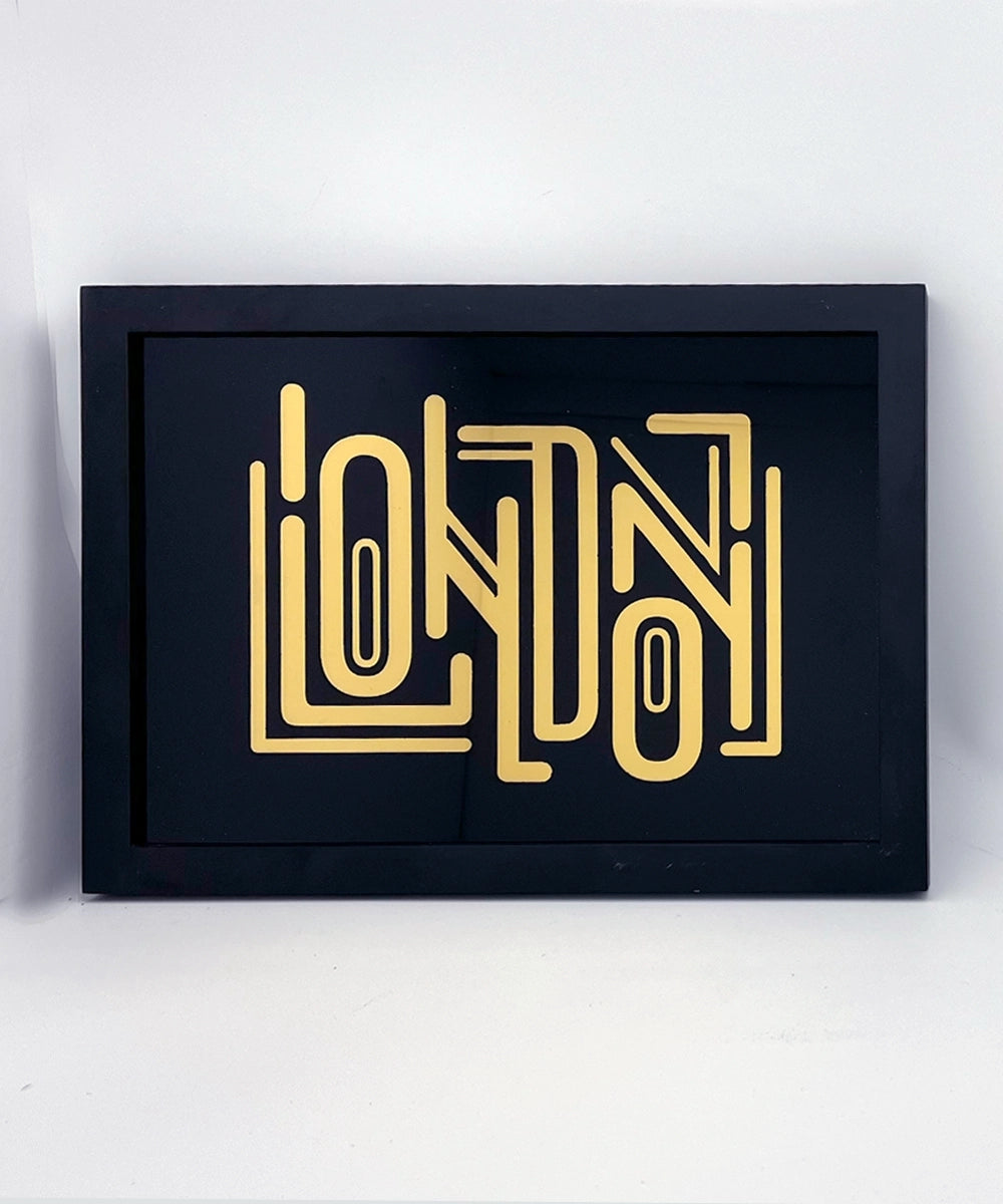 London gold Leaf Glass