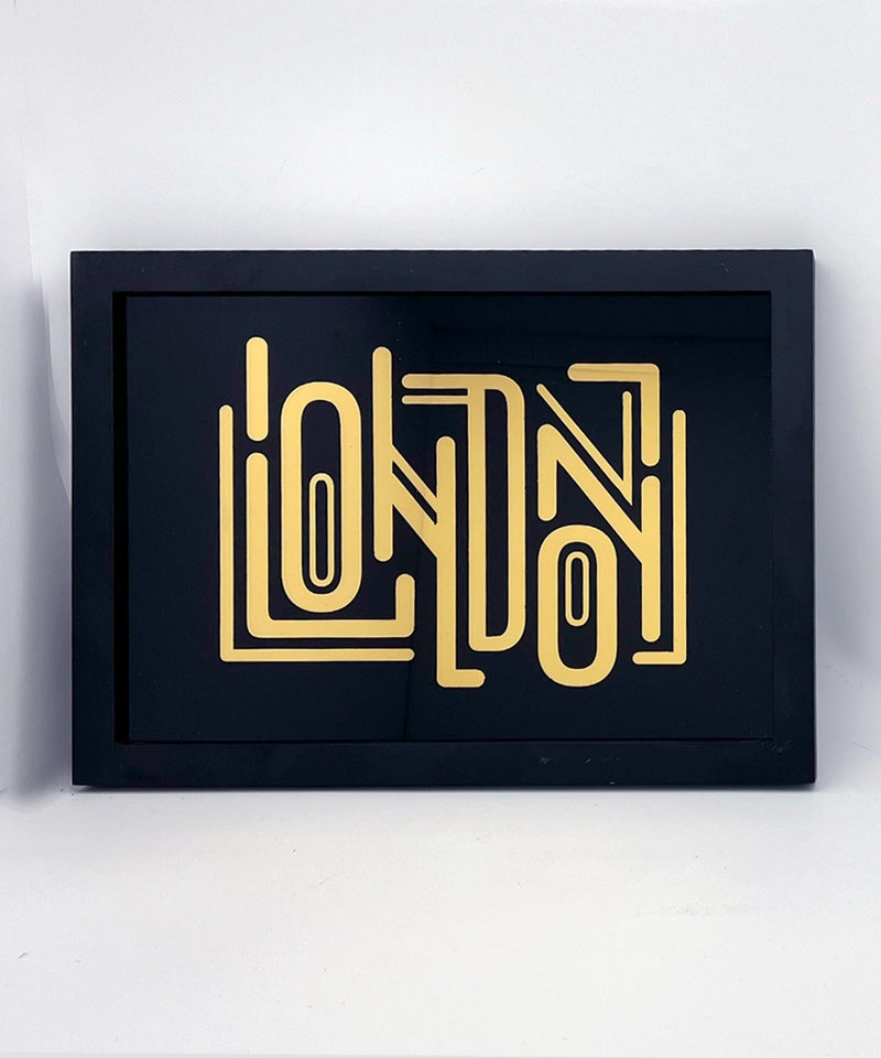 London gold Leaf Glass