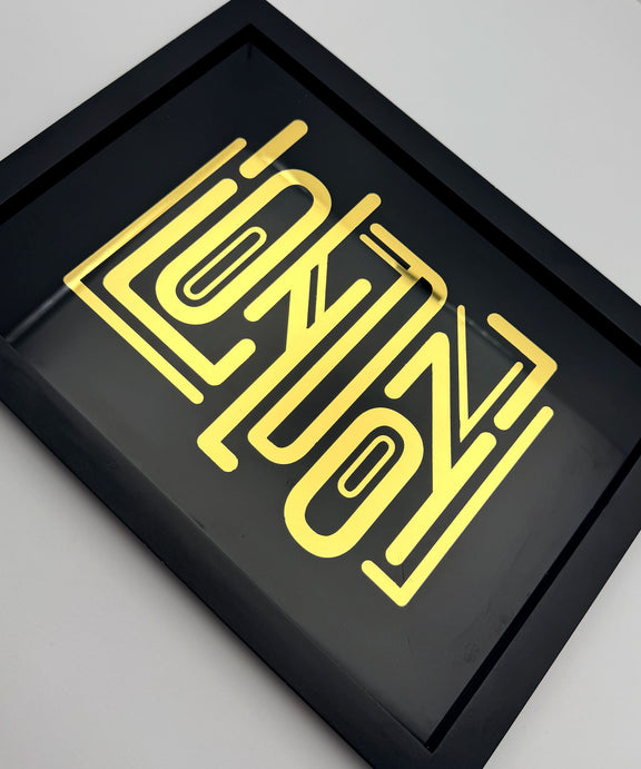 London gold Leaf Glass