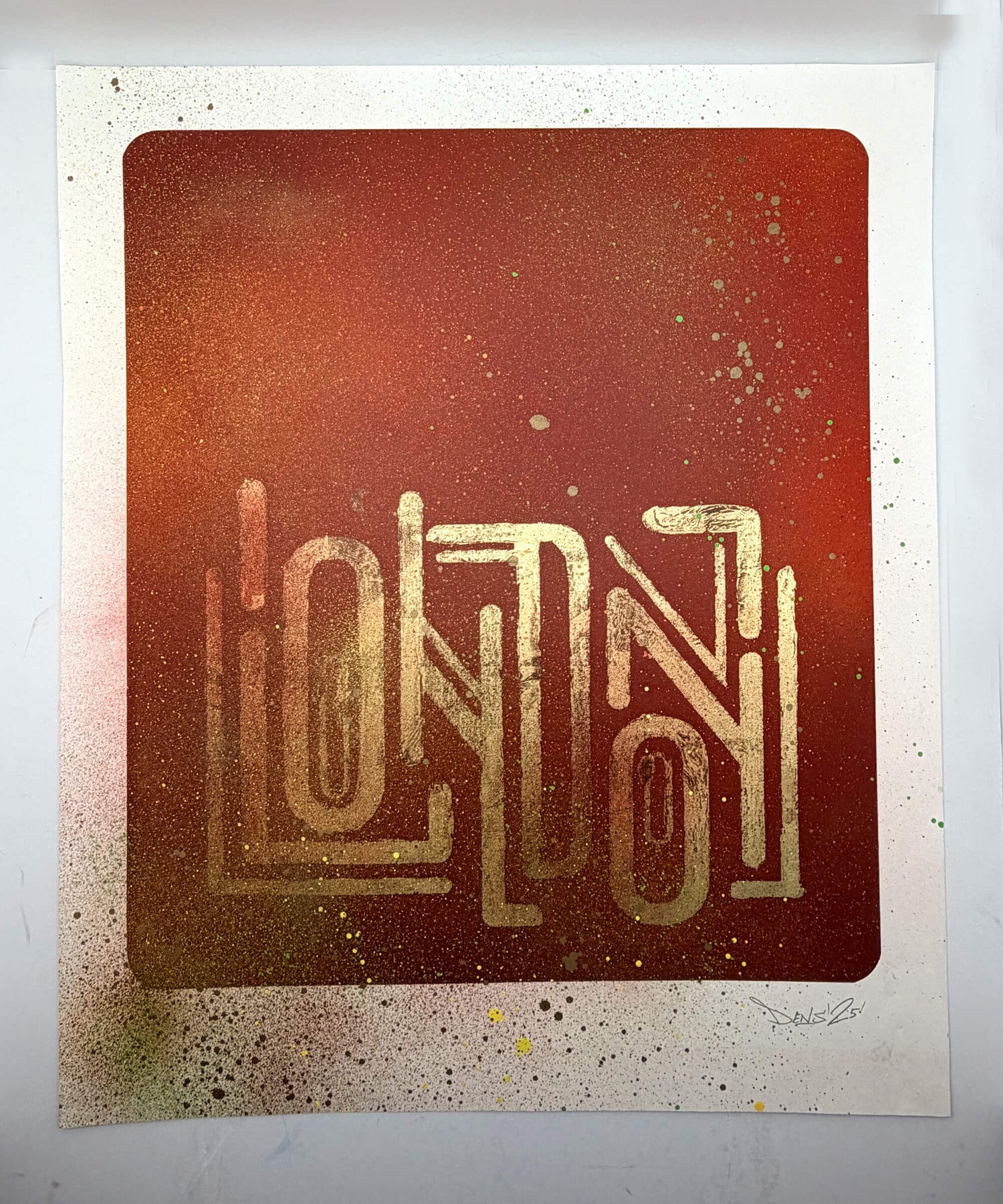 London Gold Painting