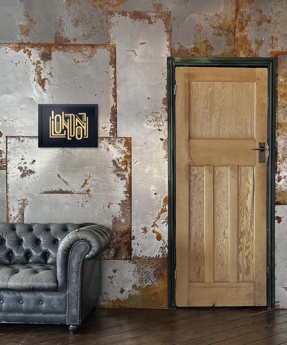 London gold Leaf Glass