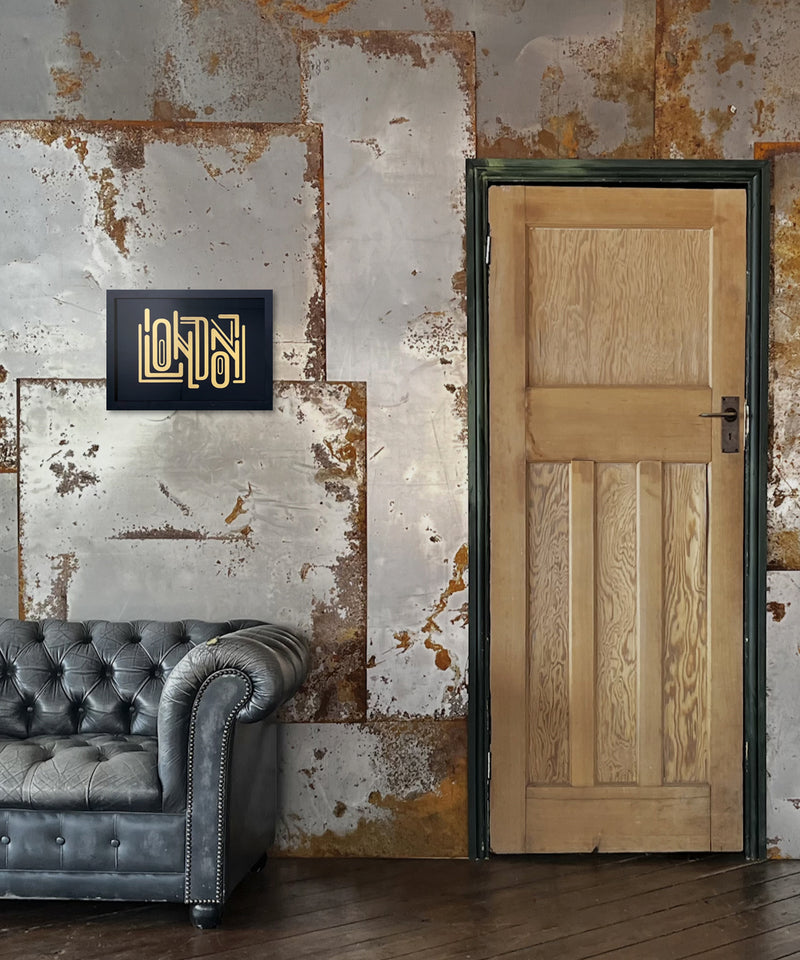 London gold Leaf Glass