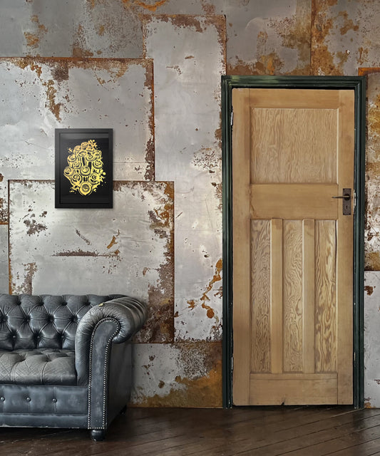 Spray Cans Gold Leaf Glass