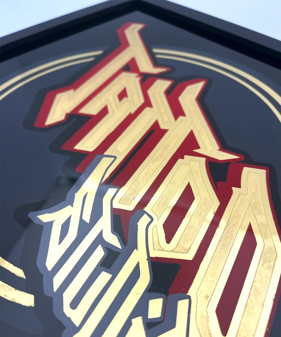 Tattoo studio Gold Leaf Glass