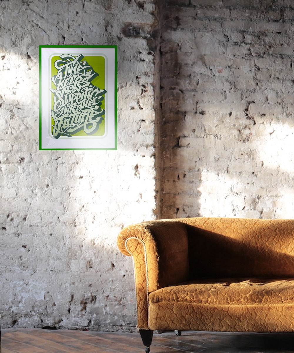 graffiti print, calligraphy print