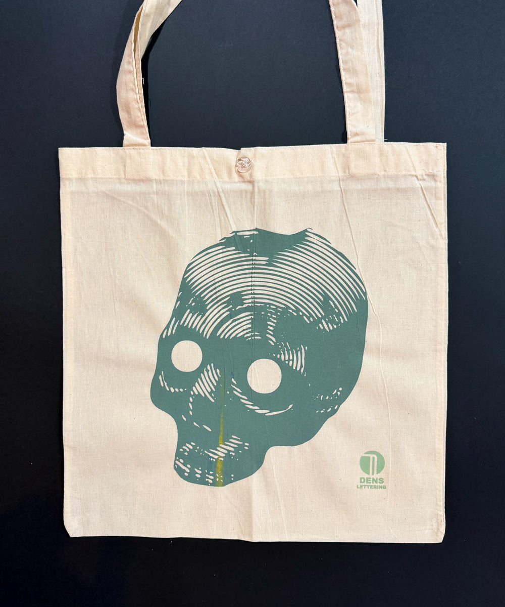 Skull Tote Bags – Screen Printed