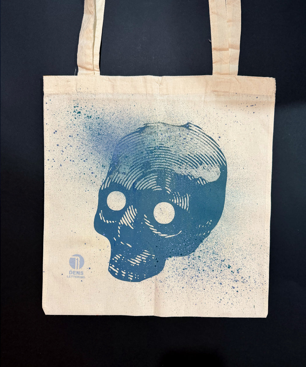 Skull Tote Bags – Screen Printed