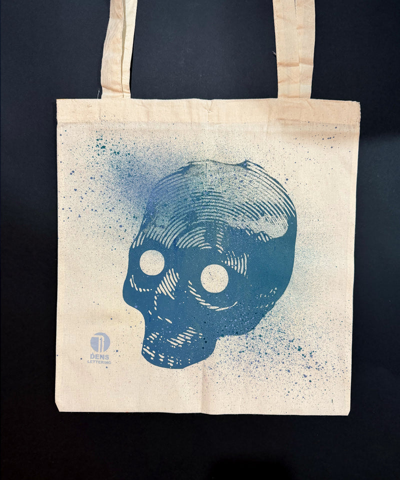 Skull Tote Bags – Screen Printed