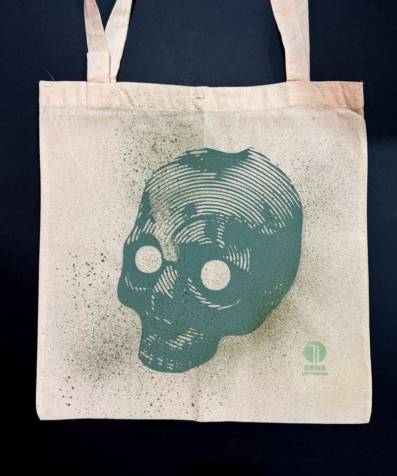 Skull Tote Bags – Screen Printed