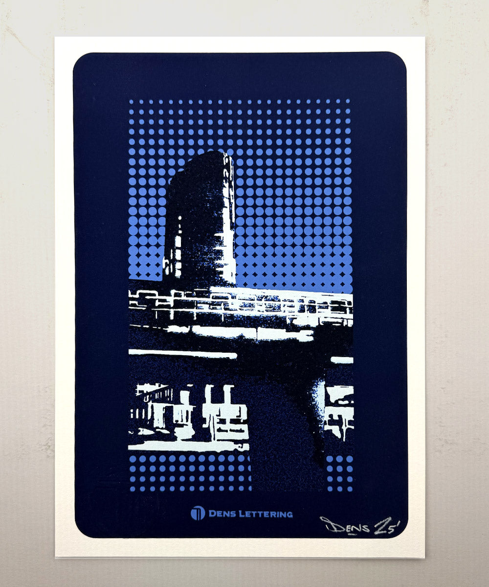 Train Skyline Print