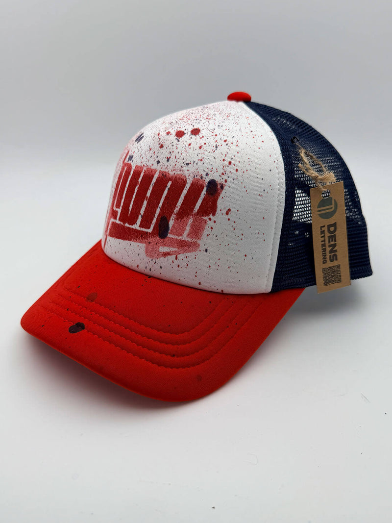 Hand Painted Trucker Cap