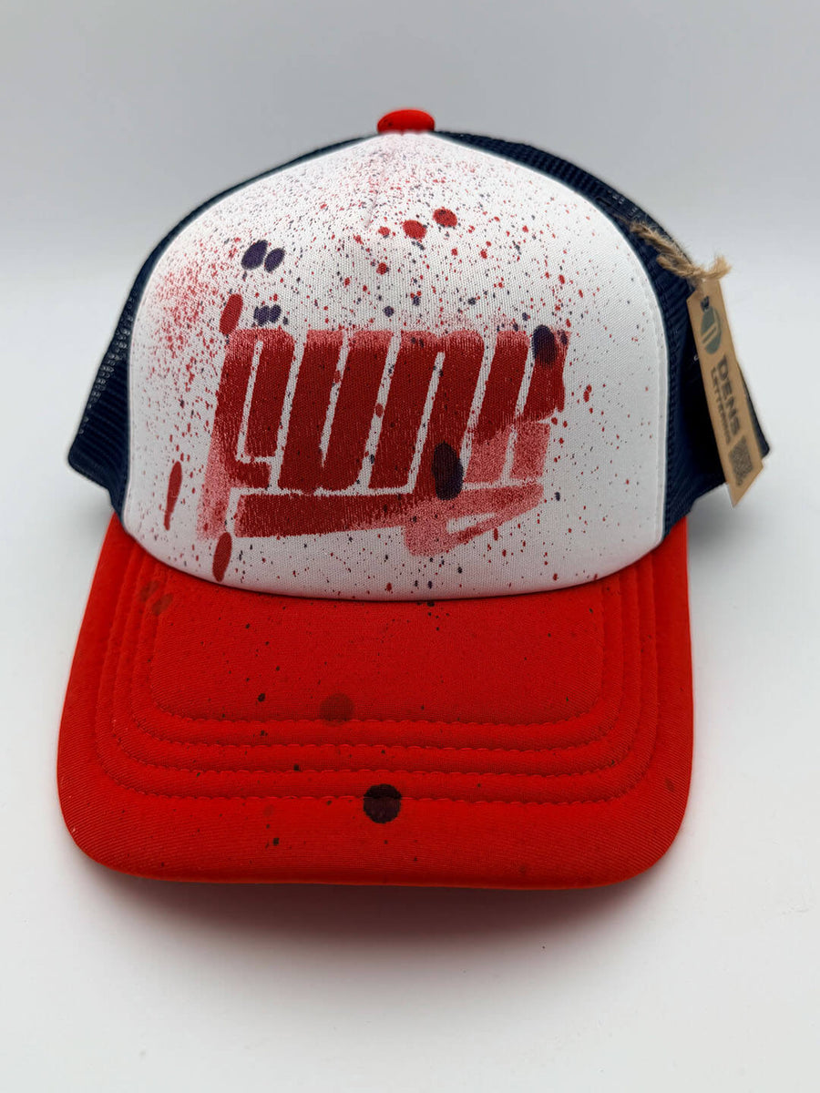 Hand Painted Trucker Cap
