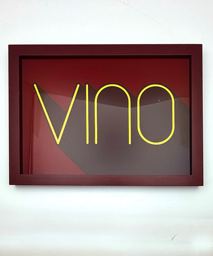 Vino / Wine Series - Gold Leaf Glass Artwork (Framed)