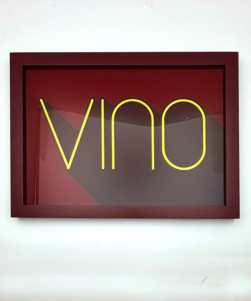 Vino / Wine Series - Gold Leaf Glass Artwork (Framed)