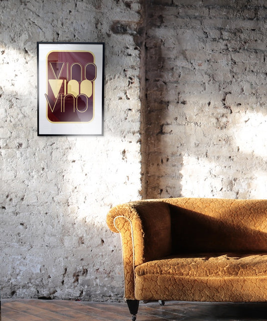 Vino Wine Print