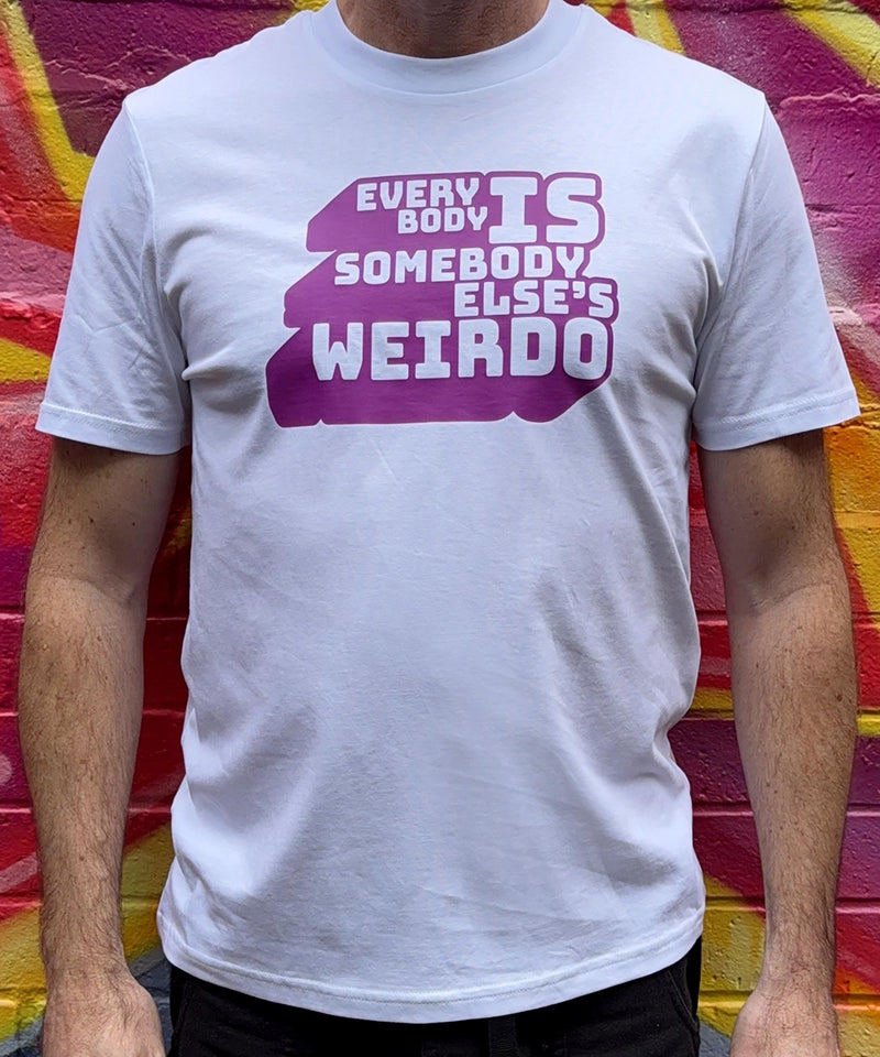 typography tshirt, weirdo tee