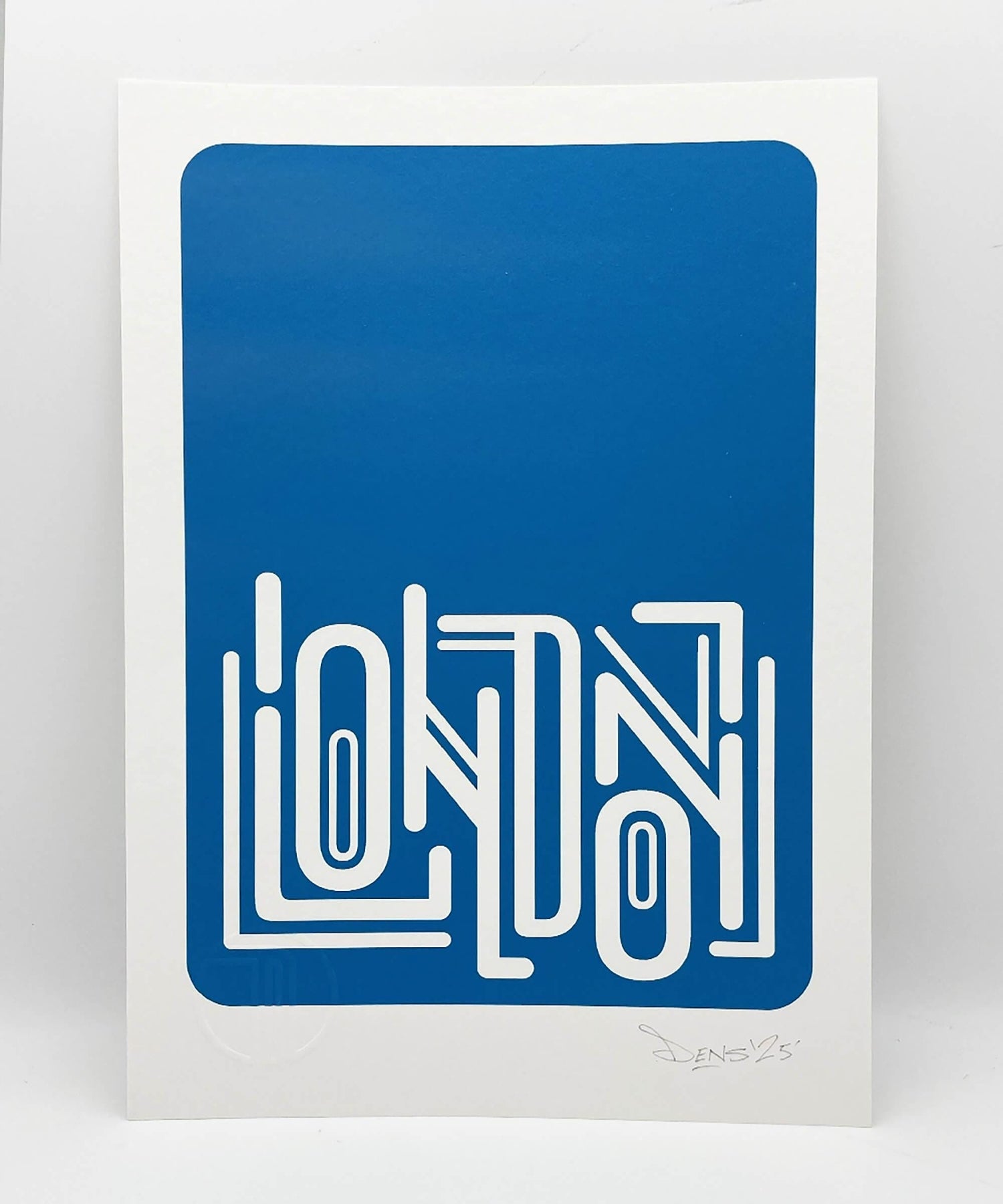 typography print, graphic print, London  print