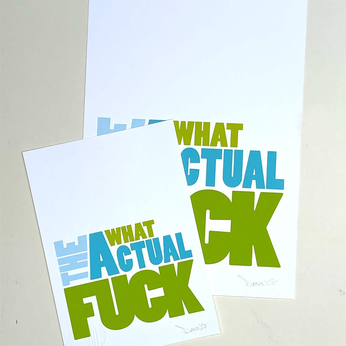 typography print, graphic print