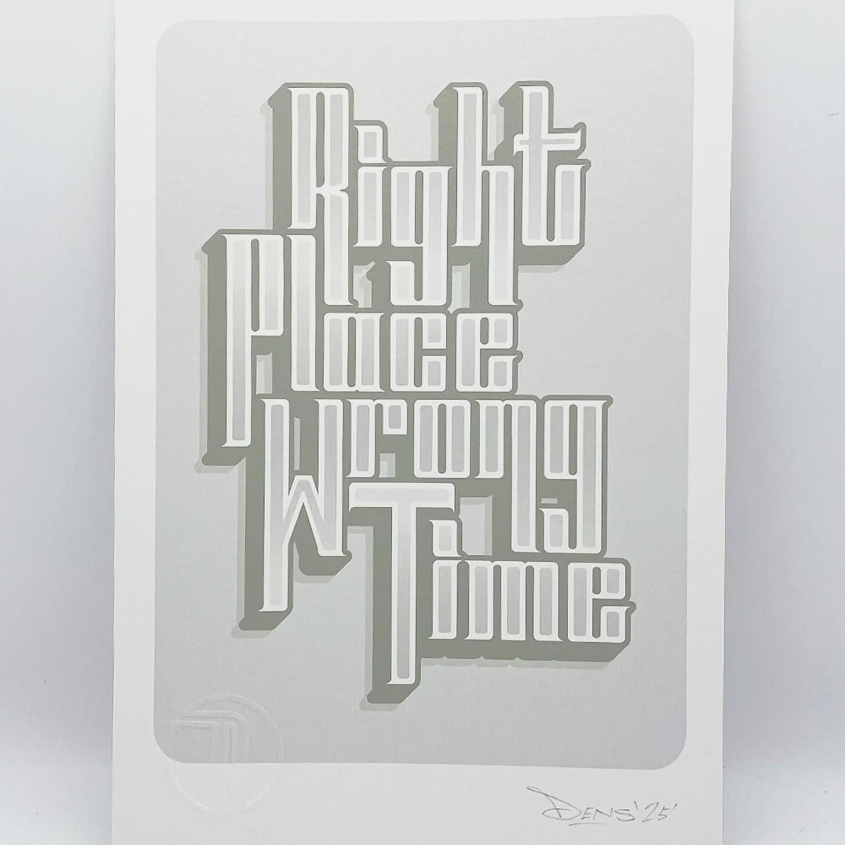 typography print, graphic print