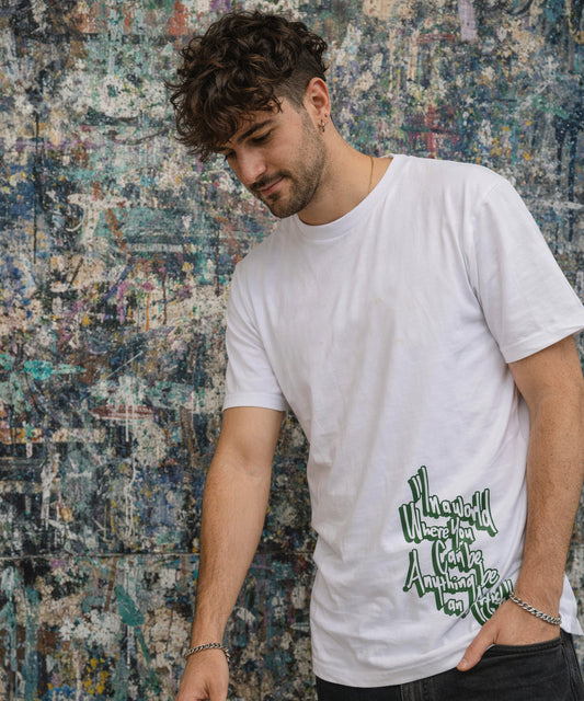 artist t-shirt, typography tee