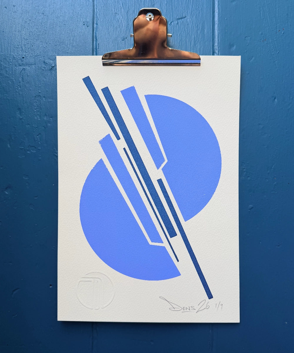 Blue Circes Screen Print