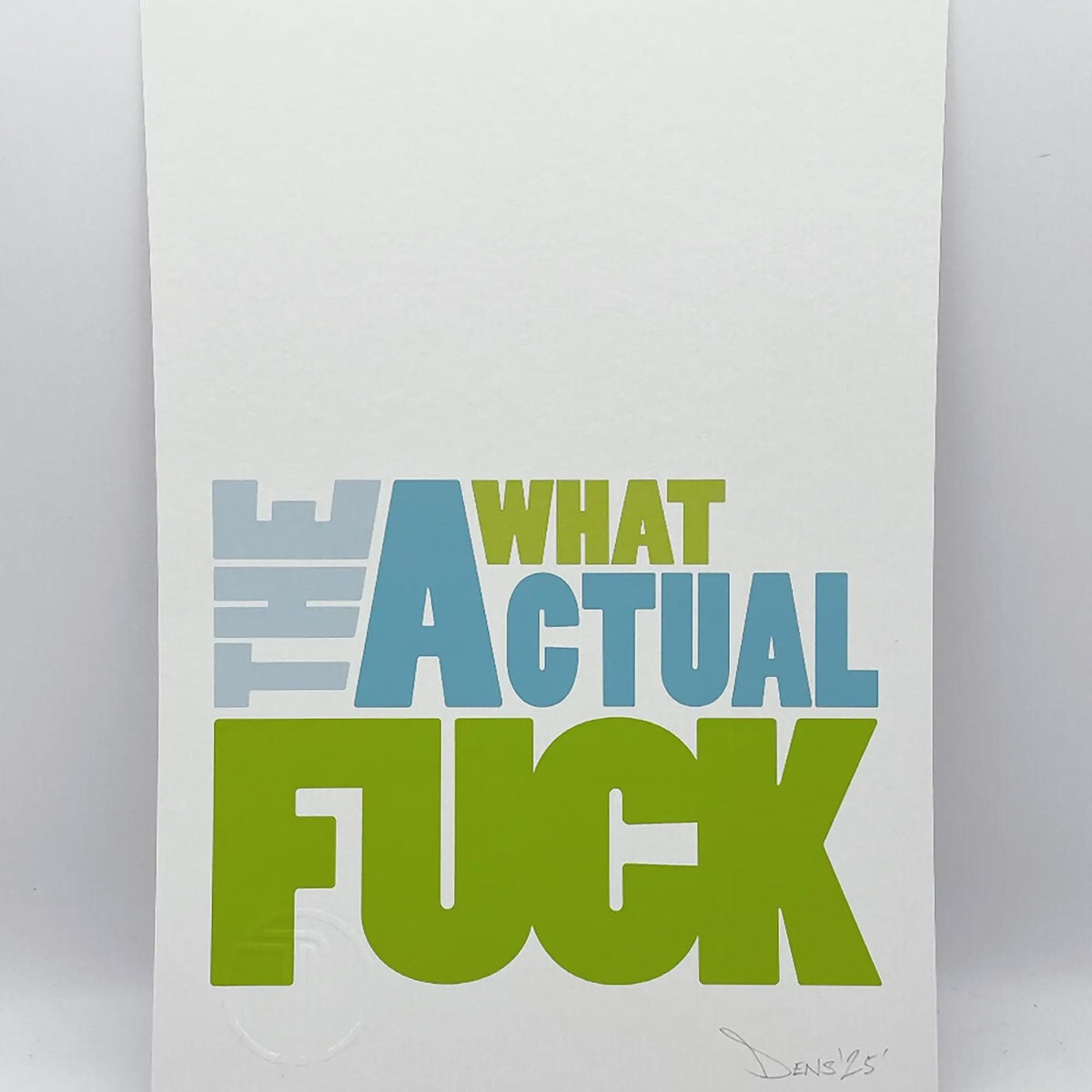 typography print, graphic print