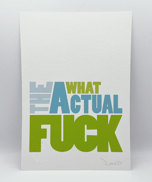 typography print, graphic print