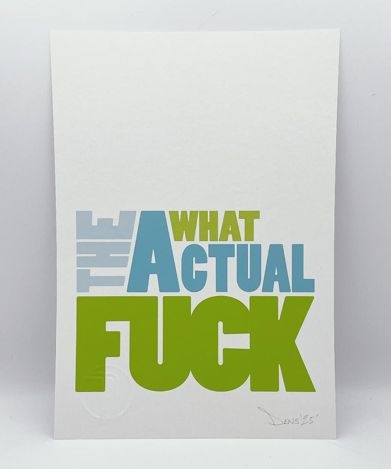 typography print, graphic print