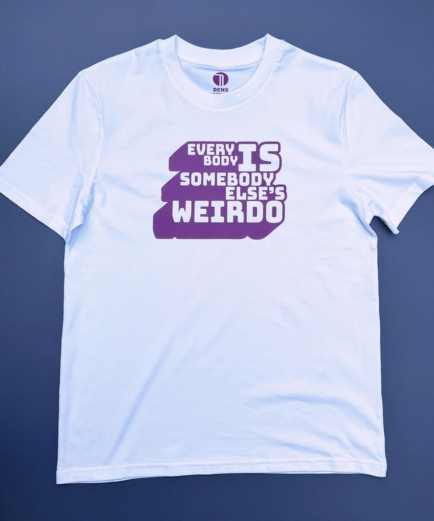 typography tshirt, weirdo tee