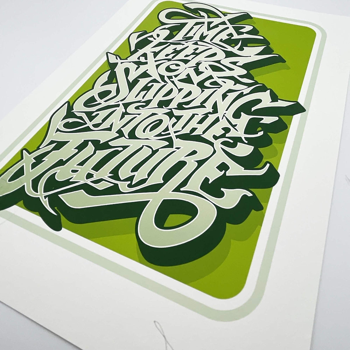 graffiti print, calligraphy print