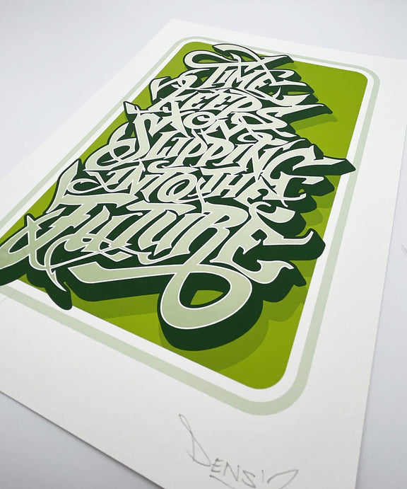 graffiti print, calligraphy print