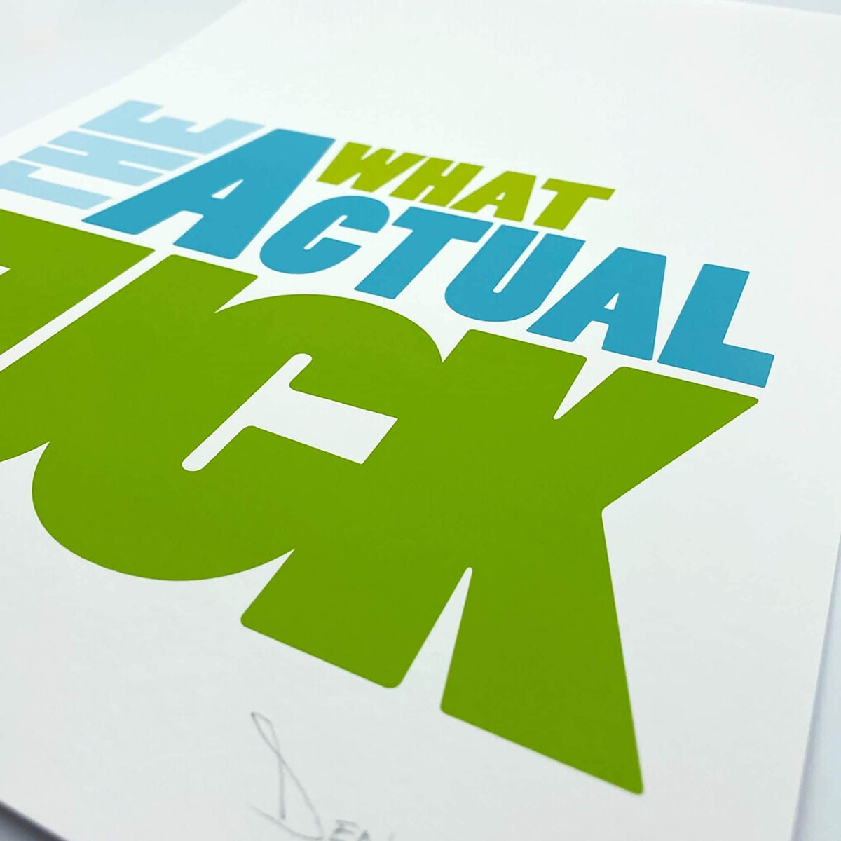 typography print, graphic print