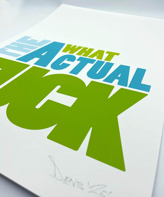 typography print, graphic print