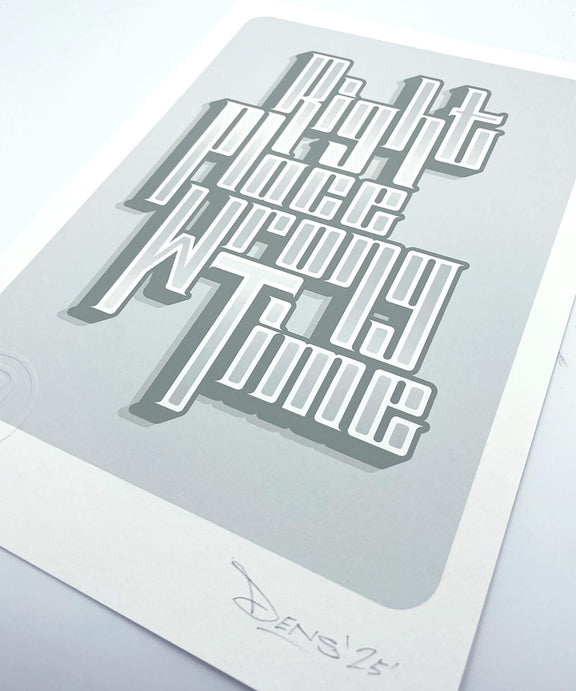 typography print, graphic print
