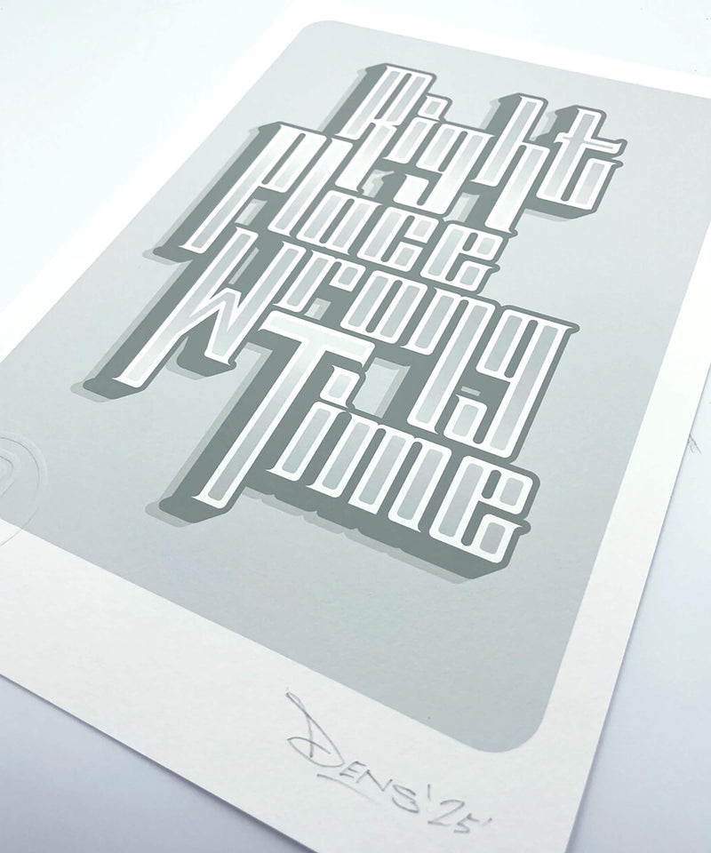typography print, graphic print