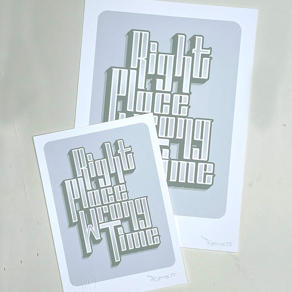 typography print, graphic print