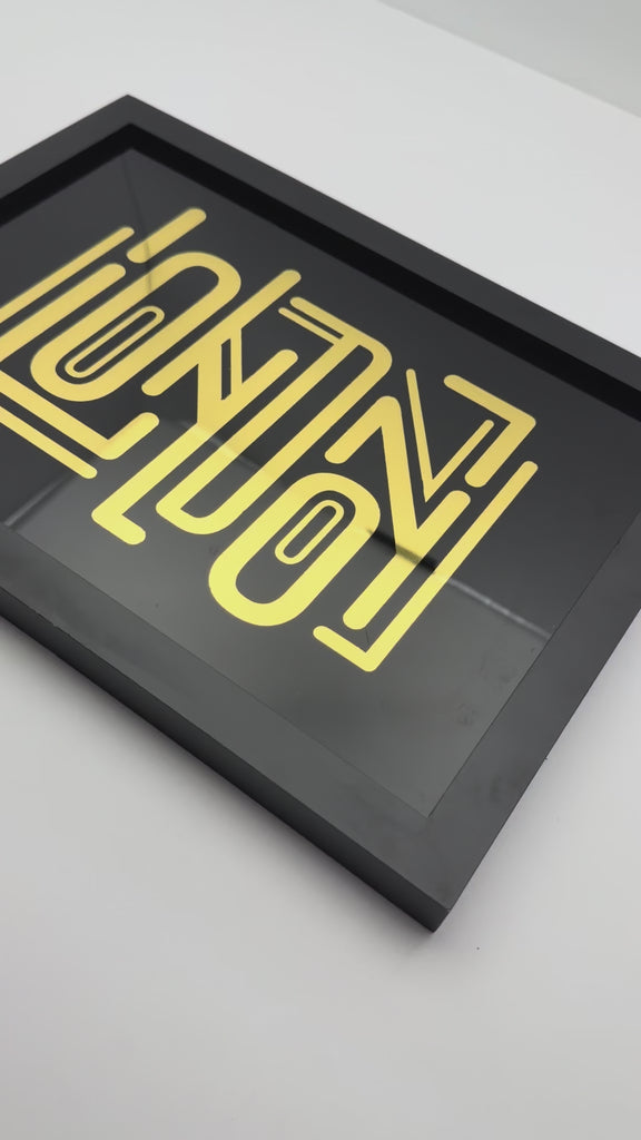 London gold Leaf Glass