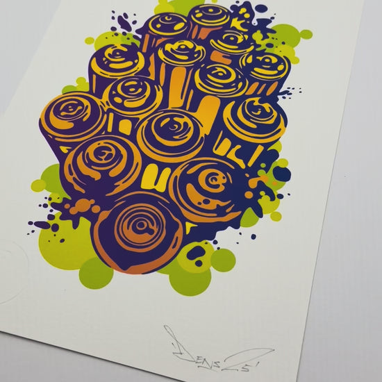 Spray Cans Print 5