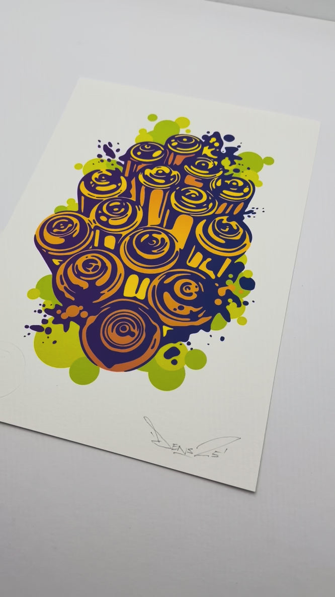 Spray Cans Print 5