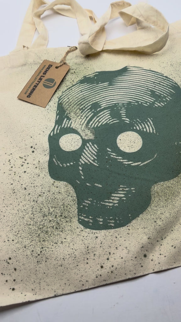 Skull Tote Bag