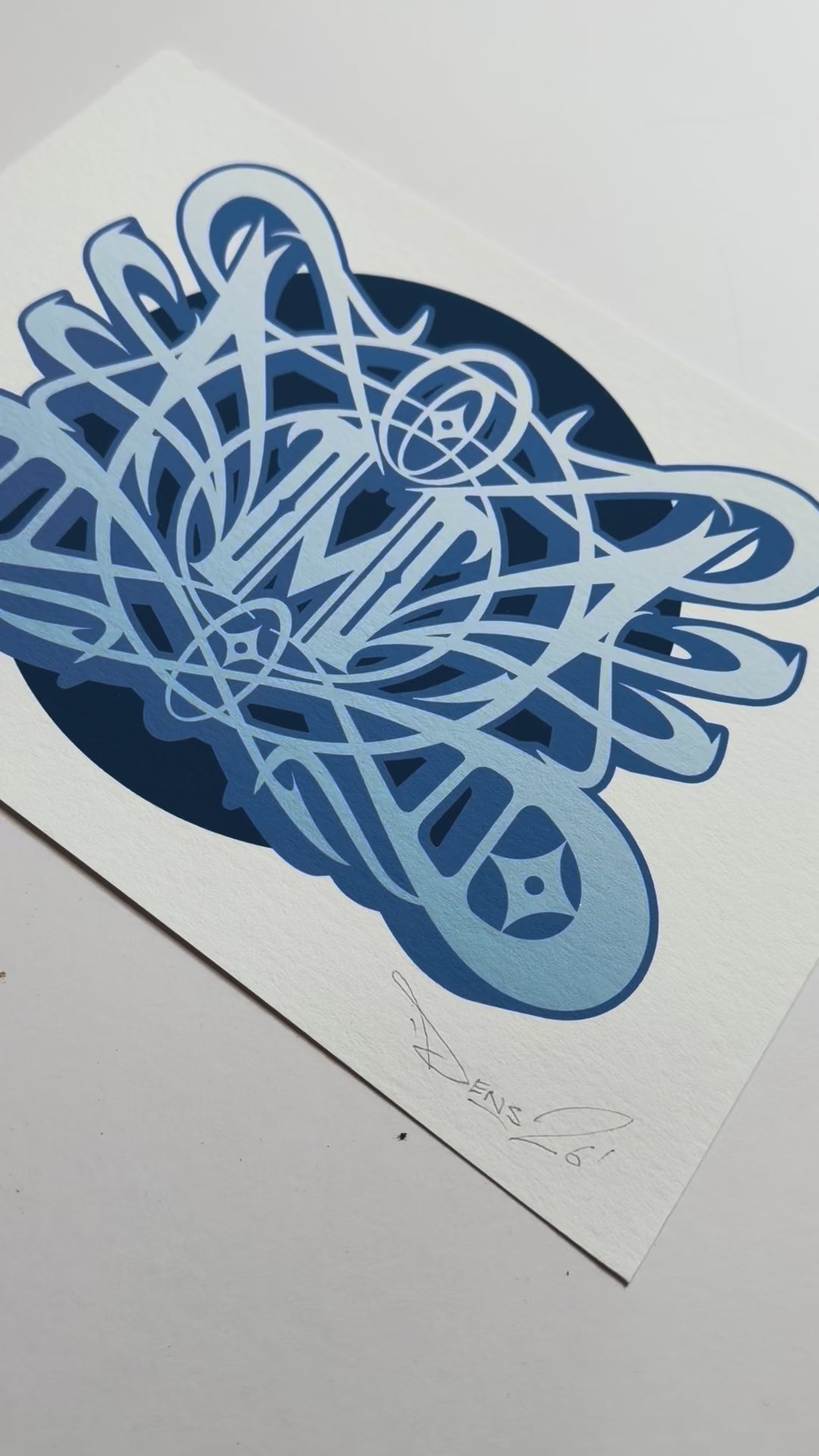 M Graphic Print