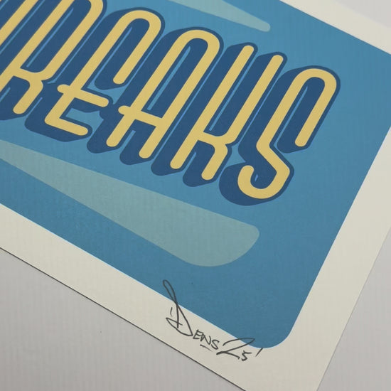 Breaks Music Print 