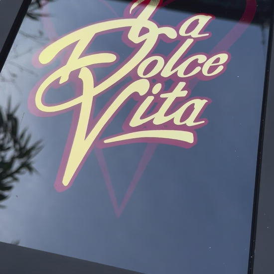 La Dolce Vita  gold Leaf Glass