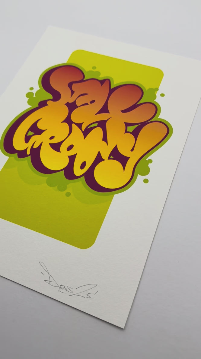 Stay groovy  print 4