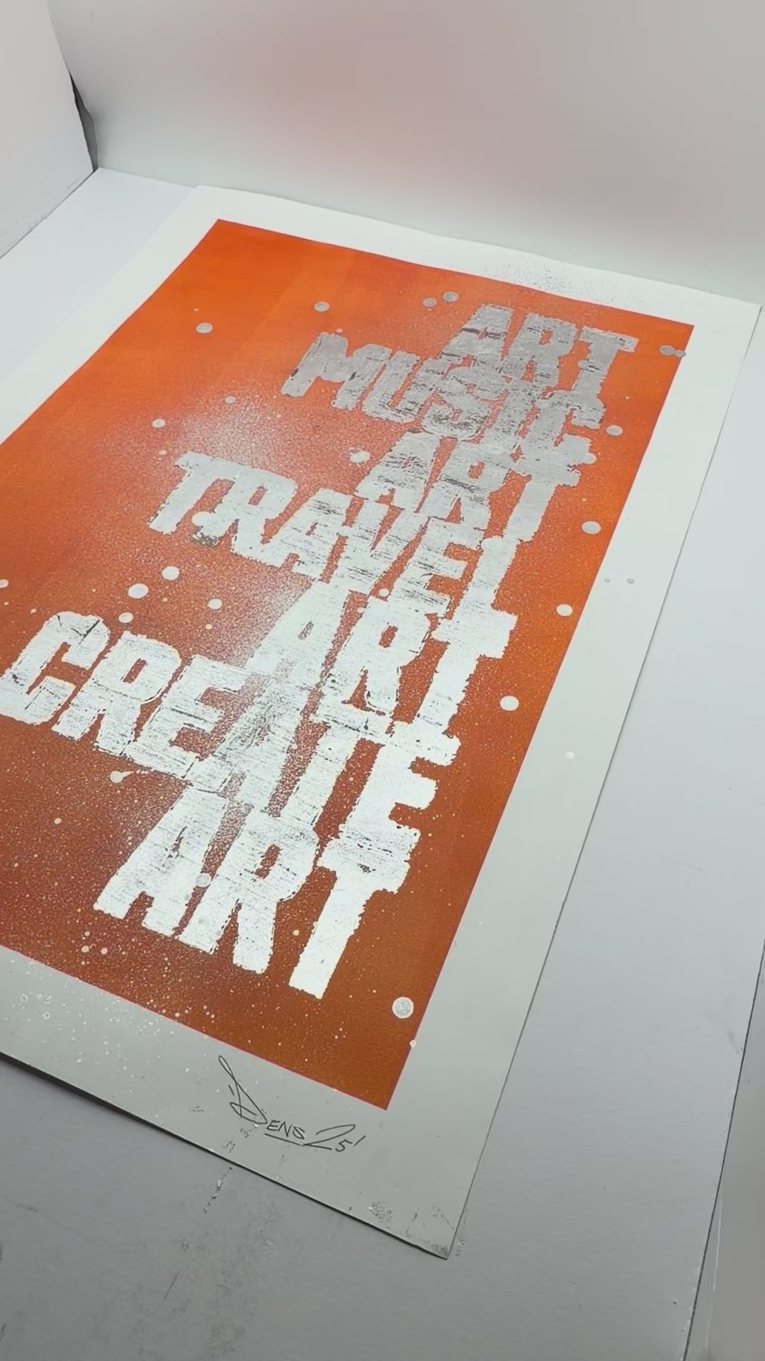 Art Music Travel Create painting silver leaf