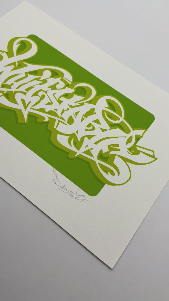 typography print, graphic print