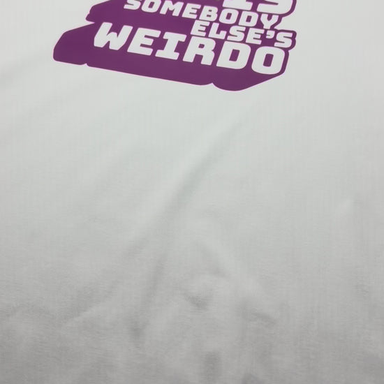 typography tshirt, weirdo tee