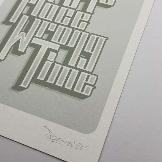 typography print, graphic print