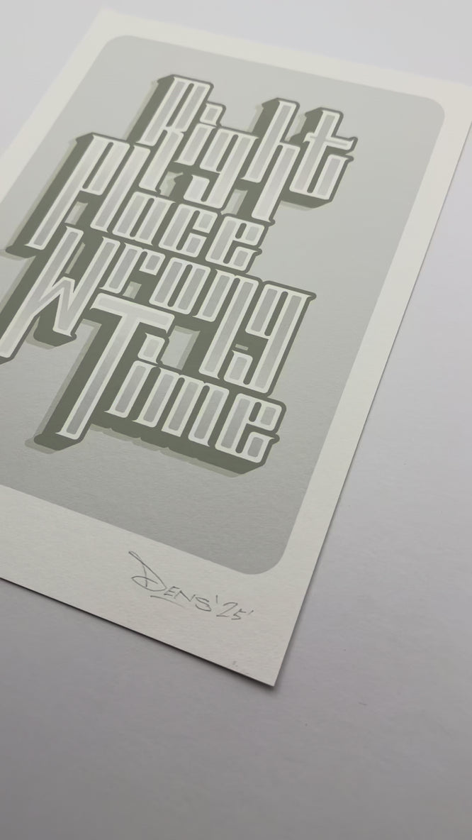 typography print, graphic print