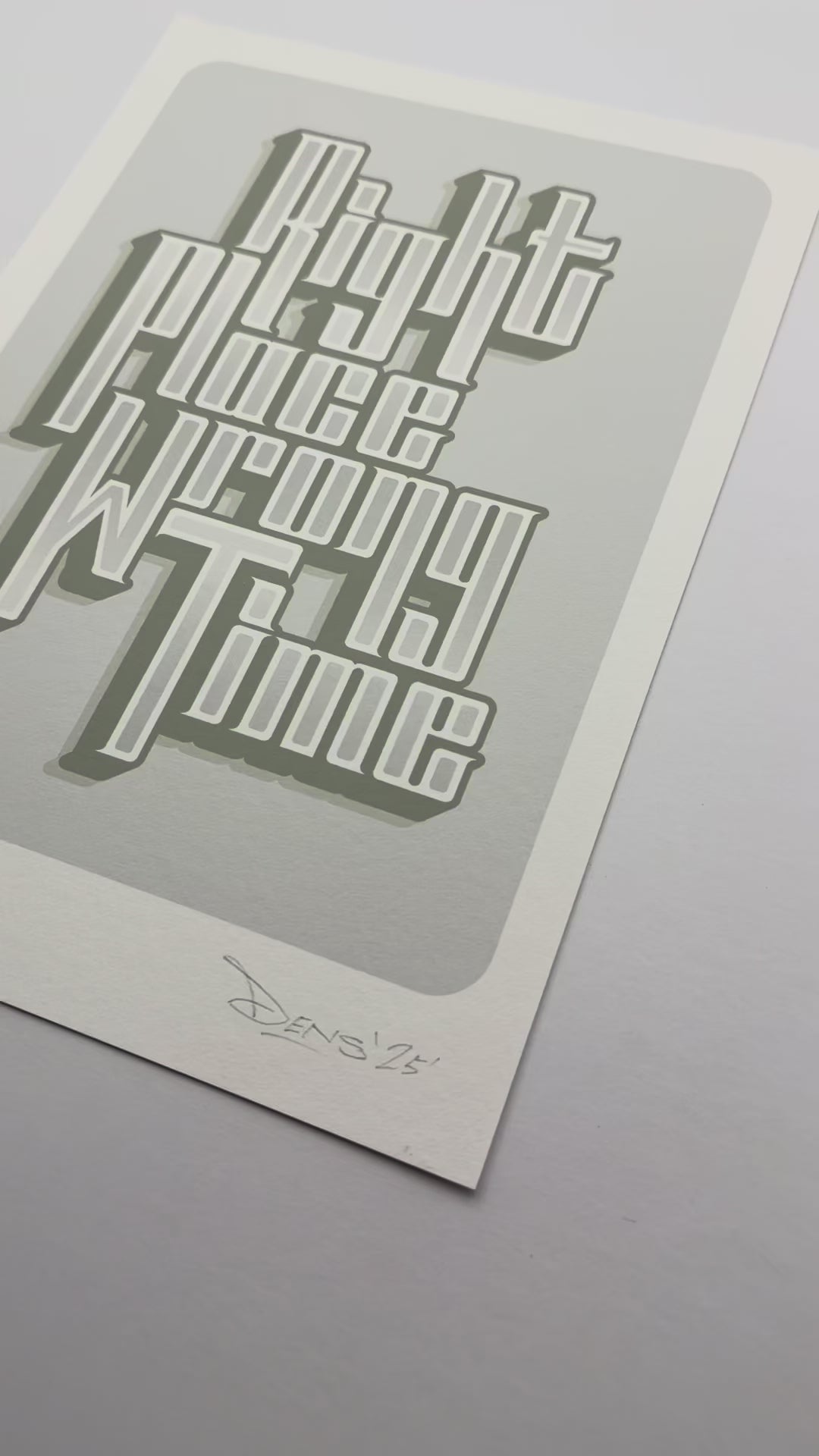 typography print, graphic print